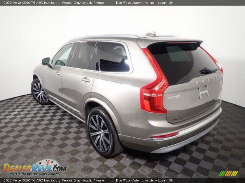 Pebble Gray Metallic 2022 Volvo XC90 T6 AWD Inscription Photo #12