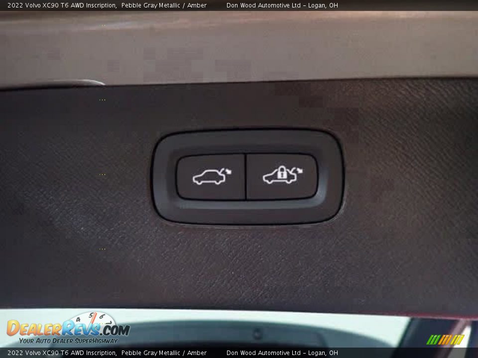 2022 Volvo XC90 T6 AWD Inscription Pebble Gray Metallic / Amber Photo #15