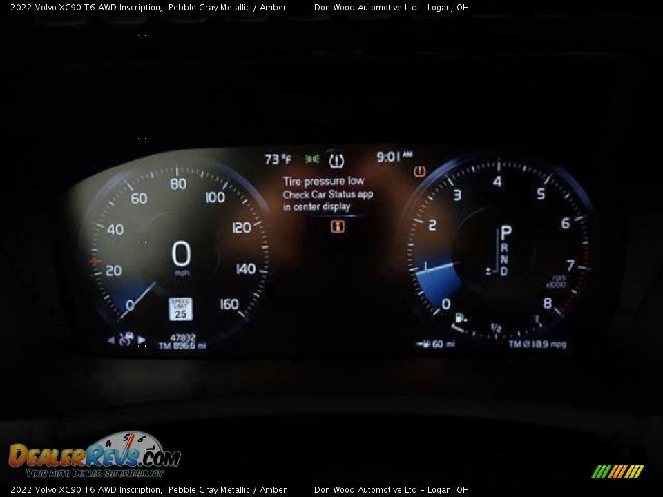 2022 Volvo XC90 T6 AWD Inscription Gauges Photo #26