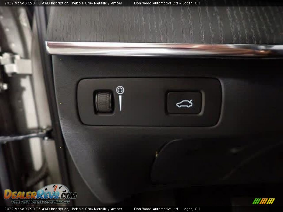 2022 Volvo XC90 T6 AWD Inscription Pebble Gray Metallic / Amber Photo #29