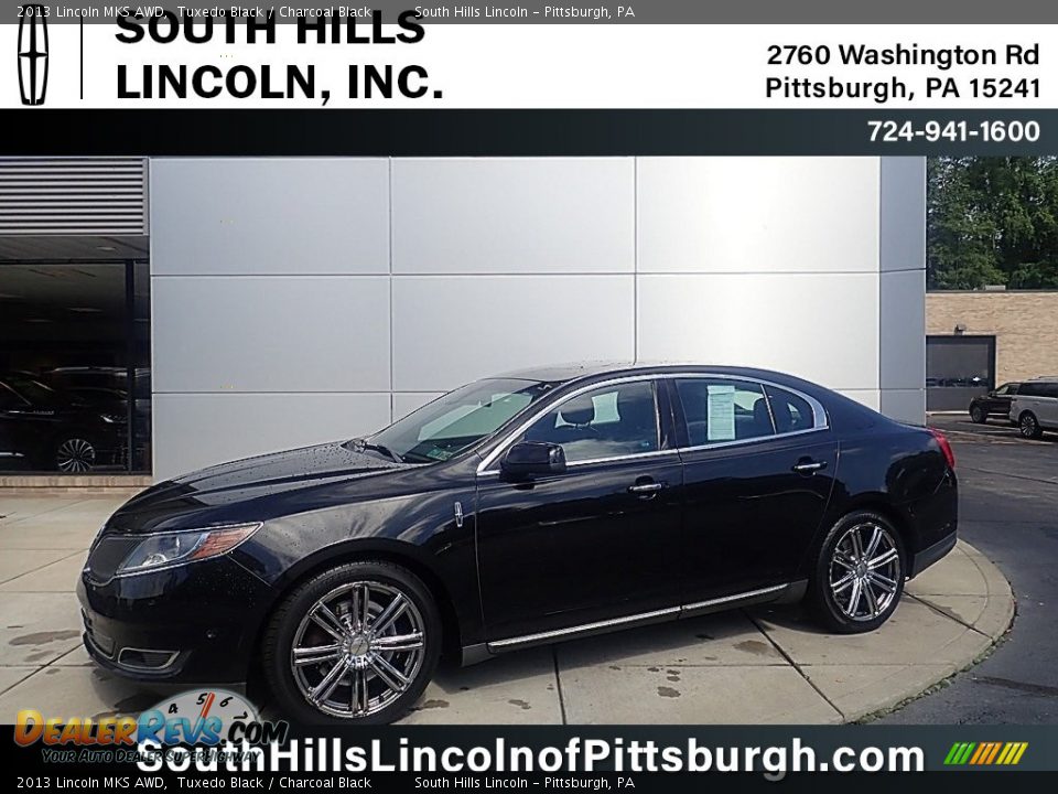 2013 Lincoln MKS AWD Tuxedo Black / Charcoal Black Photo #1