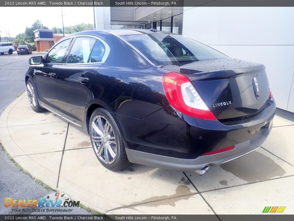 2013 Lincoln MKS AWD Tuxedo Black / Charcoal Black Photo #3