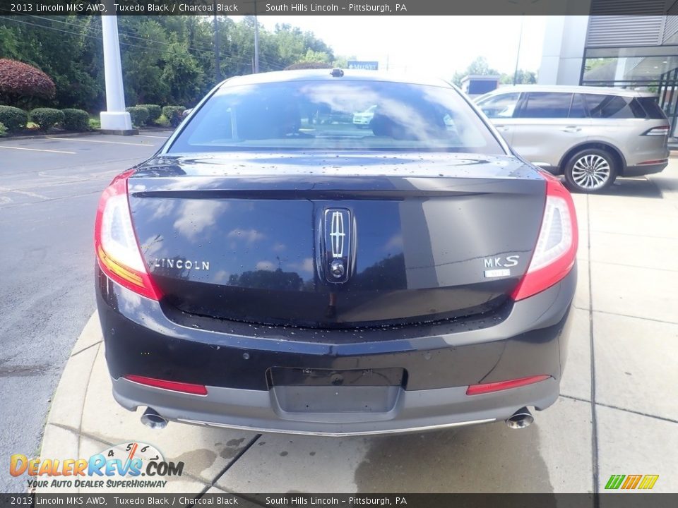 2013 Lincoln MKS AWD Tuxedo Black / Charcoal Black Photo #4