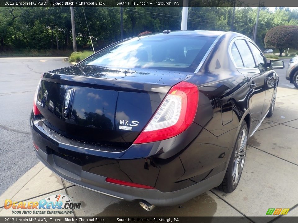 2013 Lincoln MKS AWD Tuxedo Black / Charcoal Black Photo #5