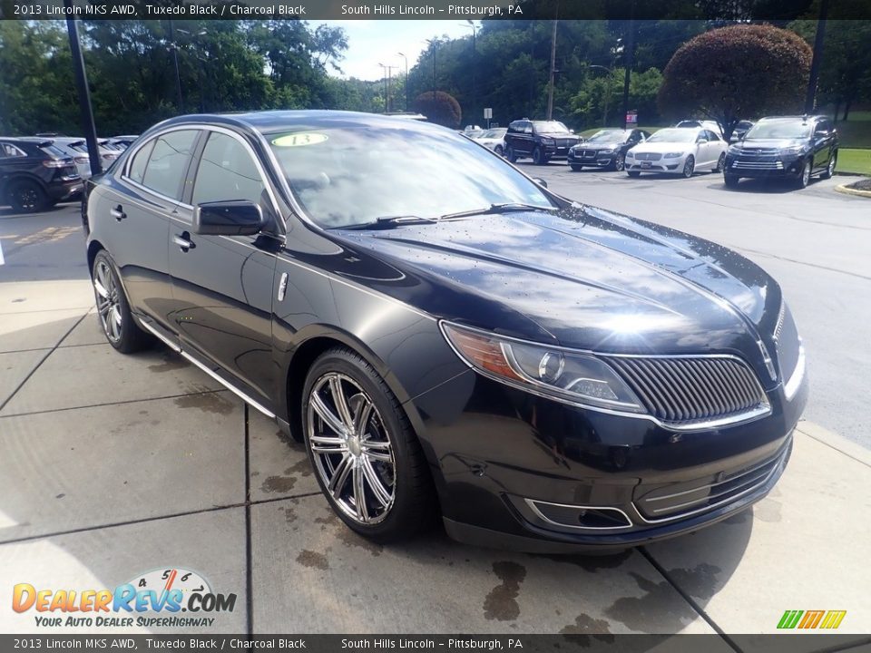 2013 Lincoln MKS AWD Tuxedo Black / Charcoal Black Photo #6