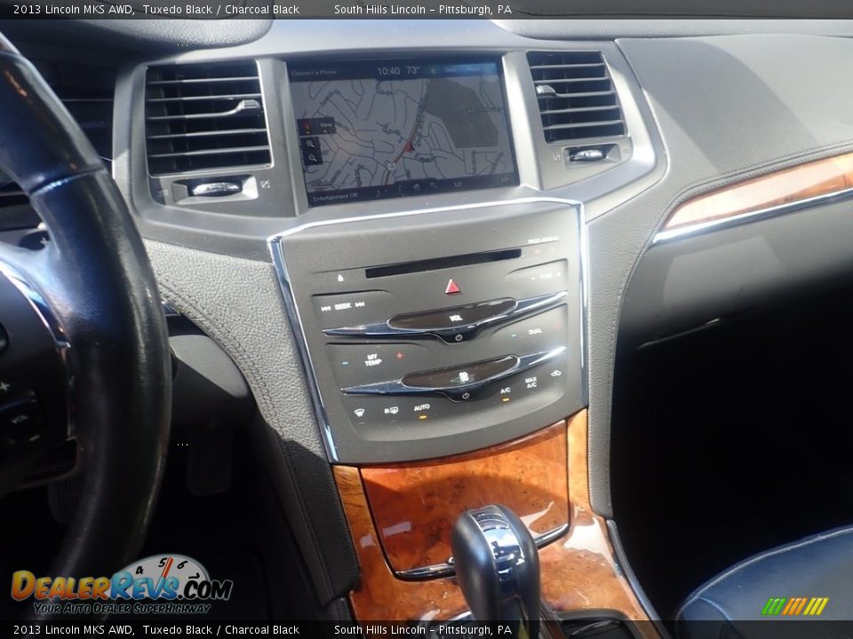 2013 Lincoln MKS AWD Tuxedo Black / Charcoal Black Photo #22