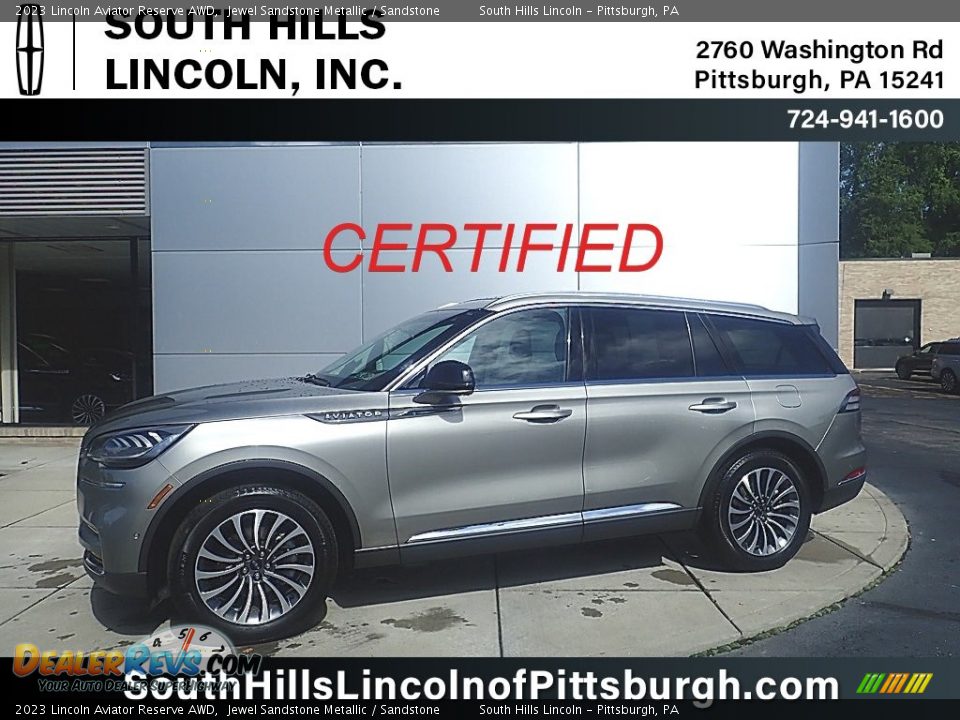 2023 Lincoln Aviator Reserve AWD Jewel Sandstone Metallic / Sandstone Photo #1