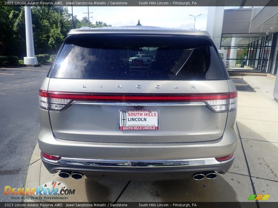 2023 Lincoln Aviator Reserve AWD Jewel Sandstone Metallic / Sandstone Photo #4