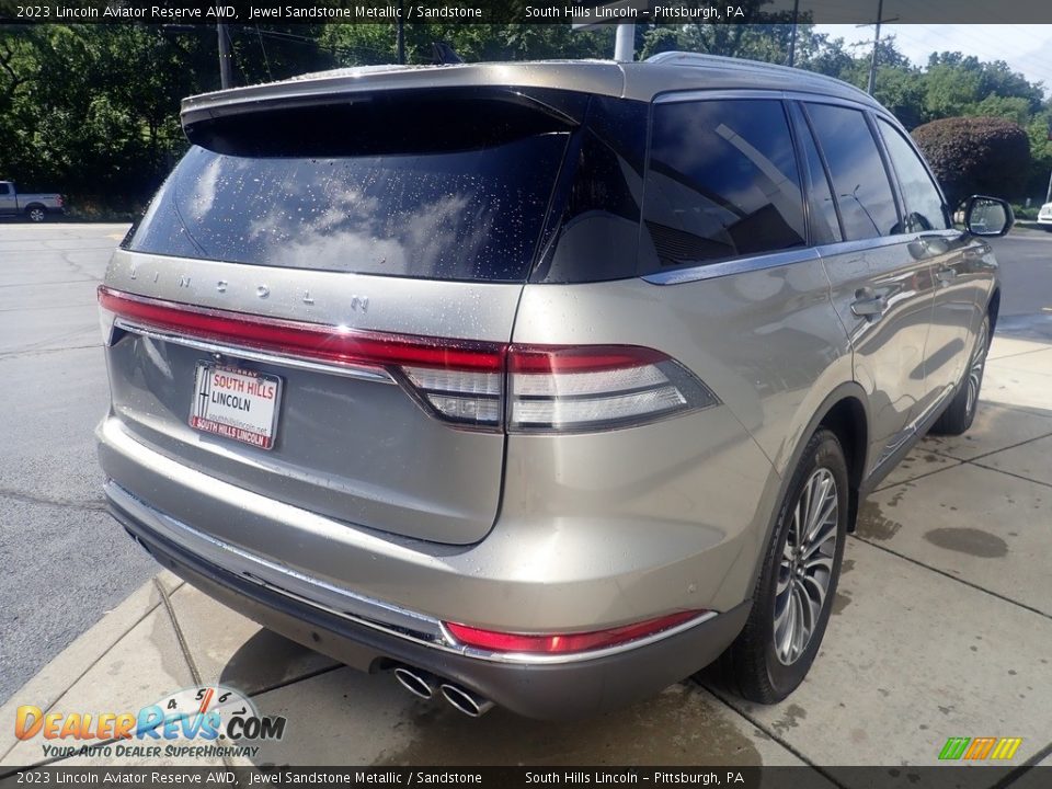 2023 Lincoln Aviator Reserve AWD Jewel Sandstone Metallic / Sandstone Photo #6