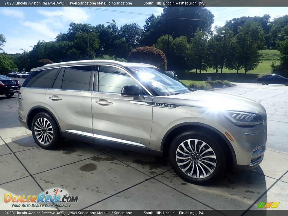 Jewel Sandstone Metallic 2023 Lincoln Aviator Reserve AWD Photo #7