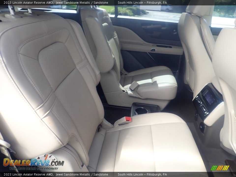 Rear Seat of 2023 Lincoln Aviator Reserve AWD Photo #13