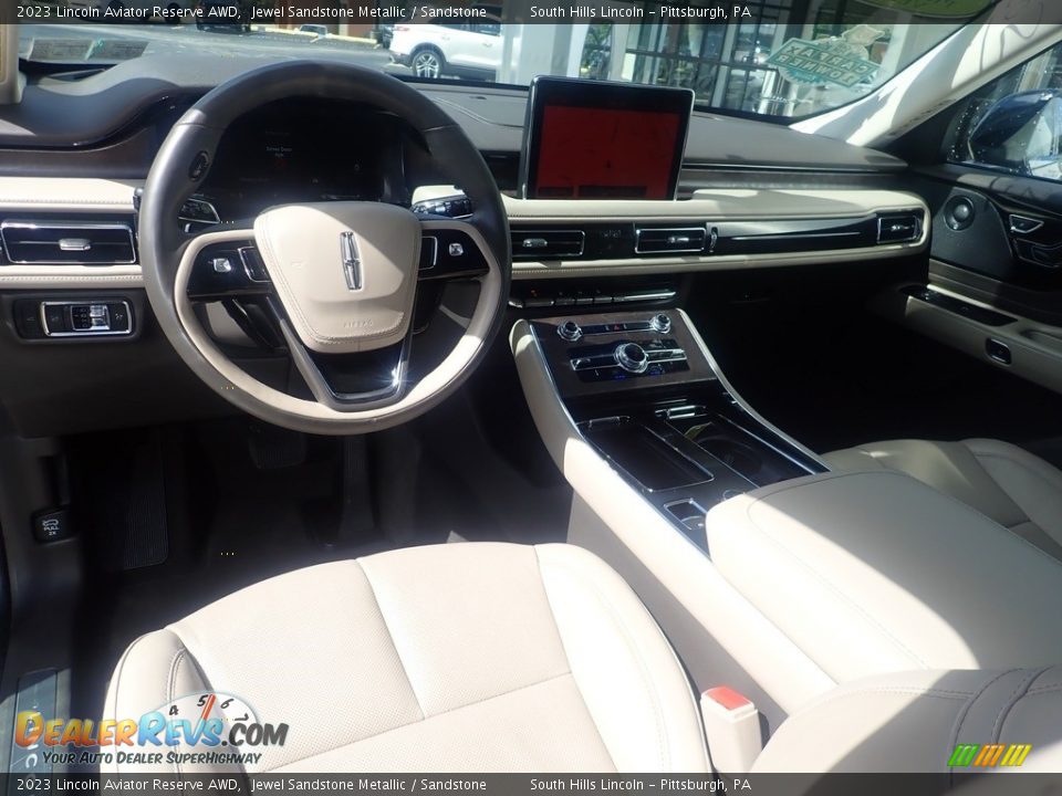 Sandstone Interior - 2023 Lincoln Aviator Reserve AWD Photo #17