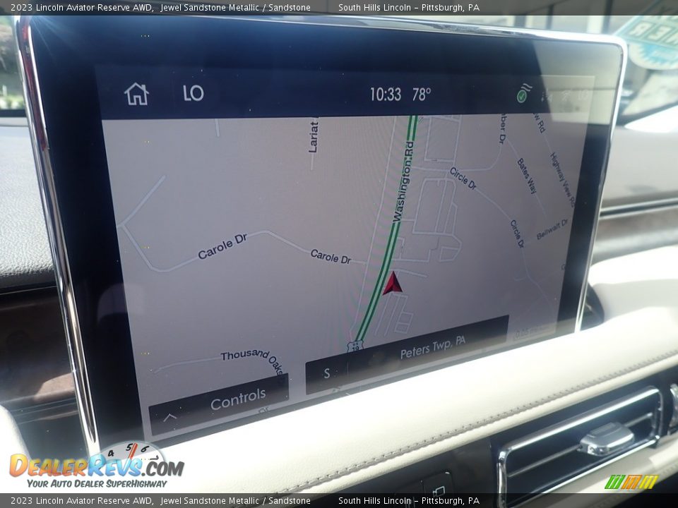 Navigation of 2023 Lincoln Aviator Reserve AWD Photo #21