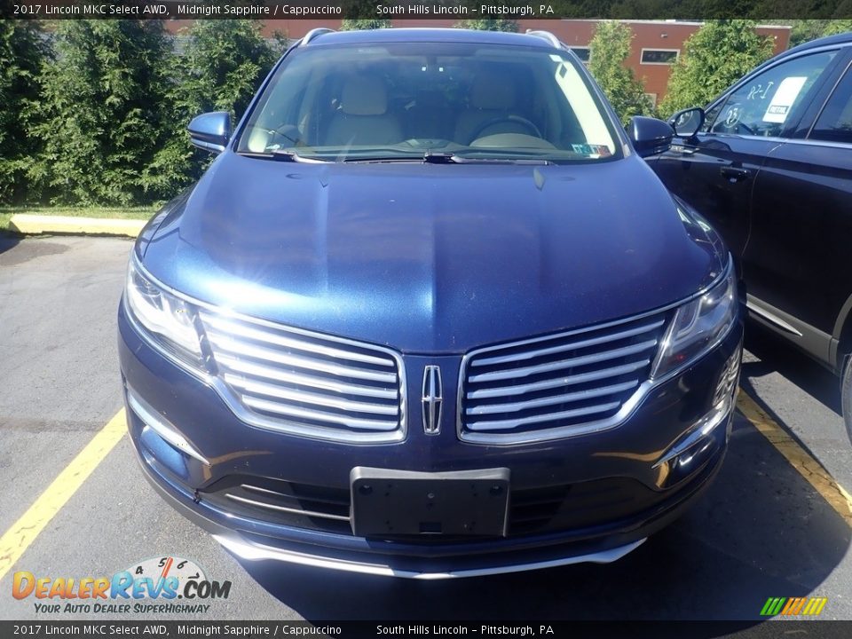 2017 Lincoln MKC Select AWD Midnight Sapphire / Cappuccino Photo #3