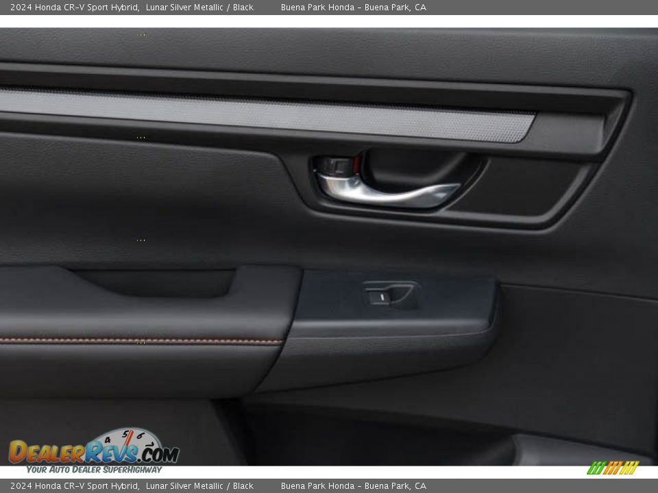 2024 Honda CR-V Sport Hybrid Lunar Silver Metallic / Black Photo #35