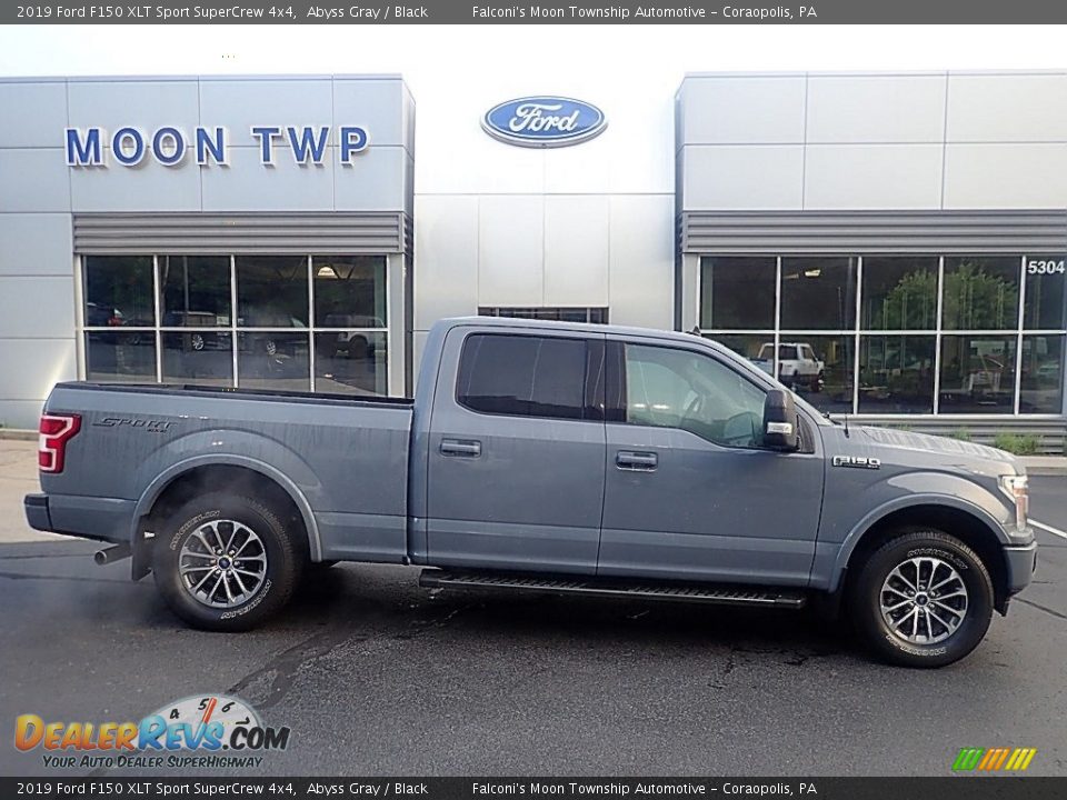 2019 Ford F150 XLT Sport SuperCrew 4x4 Abyss Gray / Black Photo #1