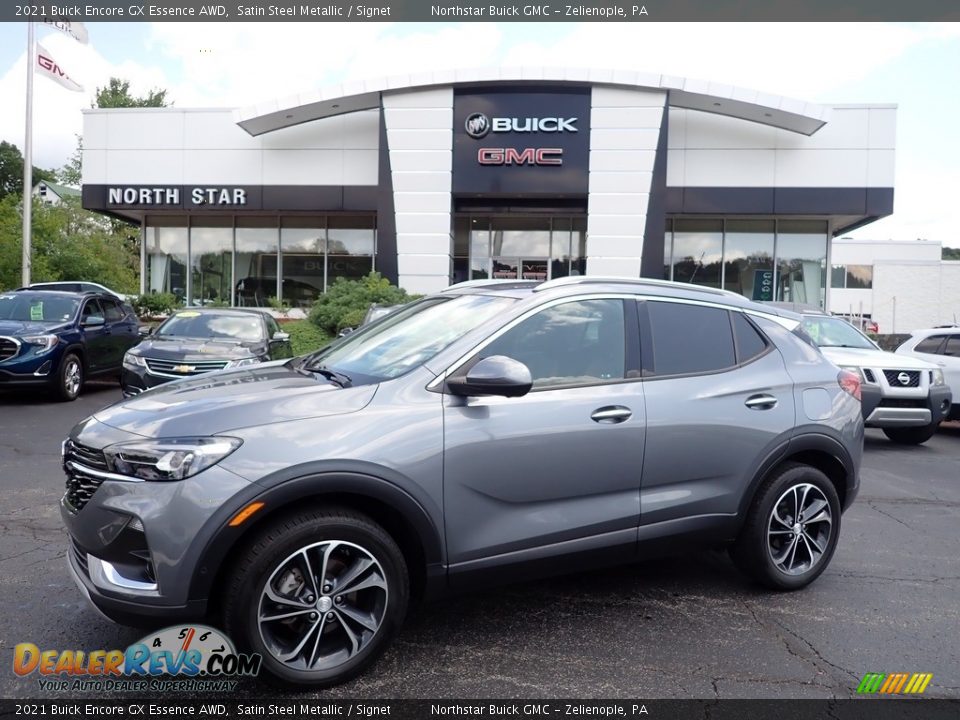 2021 Buick Encore GX Essence AWD Satin Steel Metallic / Signet Photo #1