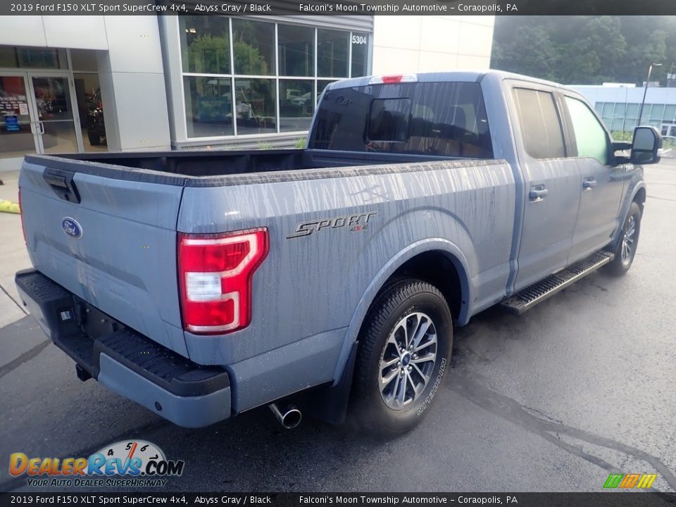 2019 Ford F150 XLT Sport SuperCrew 4x4 Abyss Gray / Black Photo #2