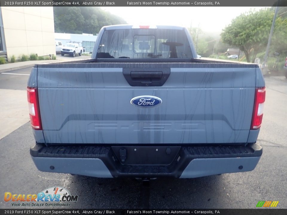 2019 Ford F150 XLT Sport SuperCrew 4x4 Abyss Gray / Black Photo #3