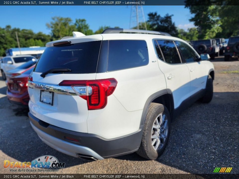 2021 GMC Acadia SLT Summit White / Jet Black Photo #3