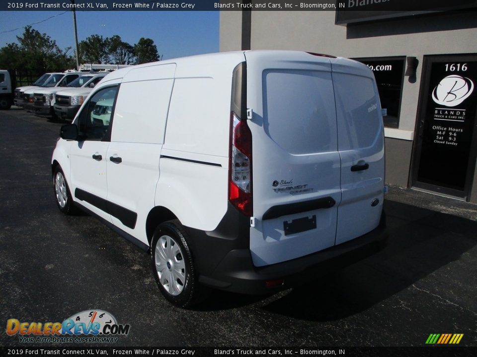 2019 Ford Transit Connect XL Van Frozen White / Palazzo Grey Photo #3