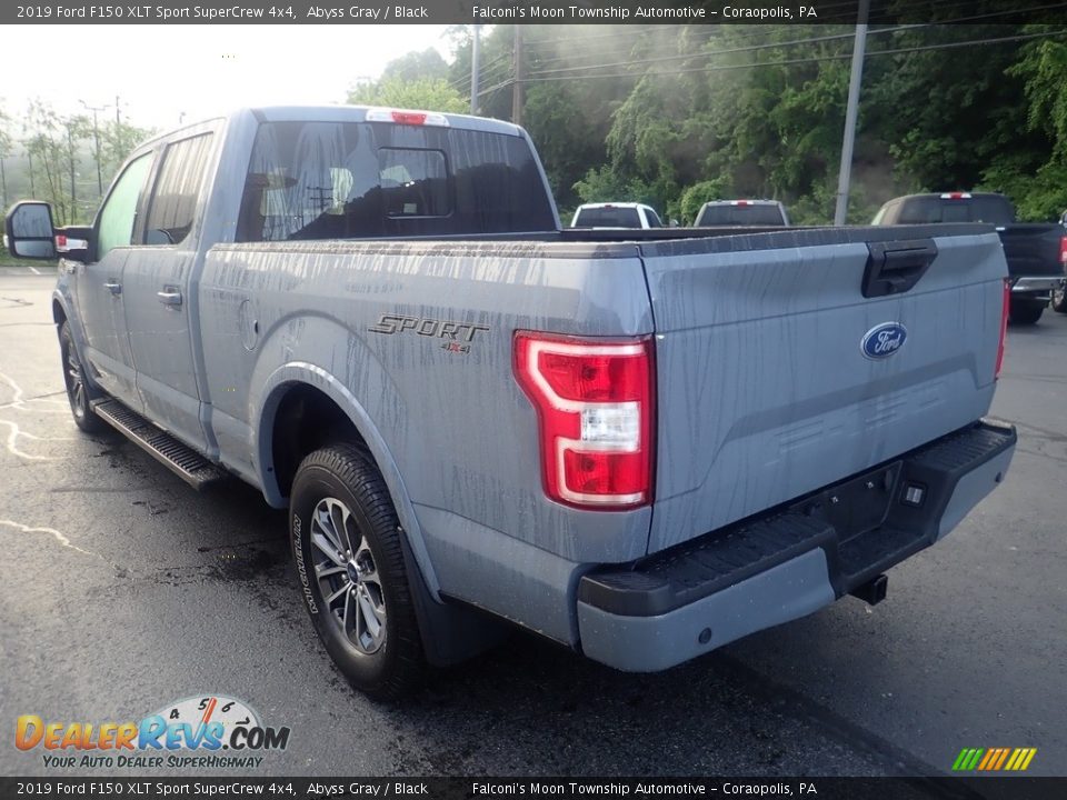 2019 Ford F150 XLT Sport SuperCrew 4x4 Abyss Gray / Black Photo #4