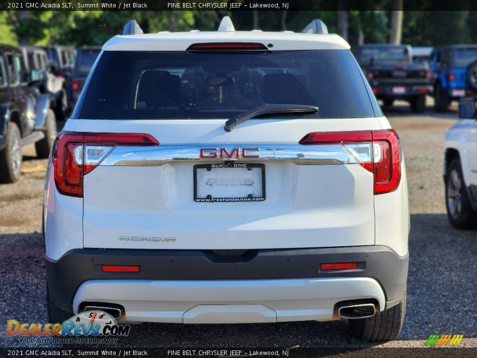 2021 GMC Acadia SLT Summit White / Jet Black Photo #4