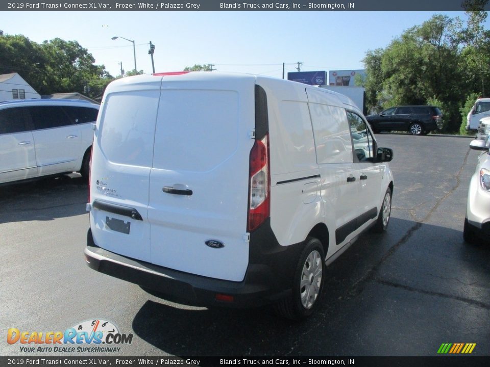 2019 Ford Transit Connect XL Van Frozen White / Palazzo Grey Photo #4