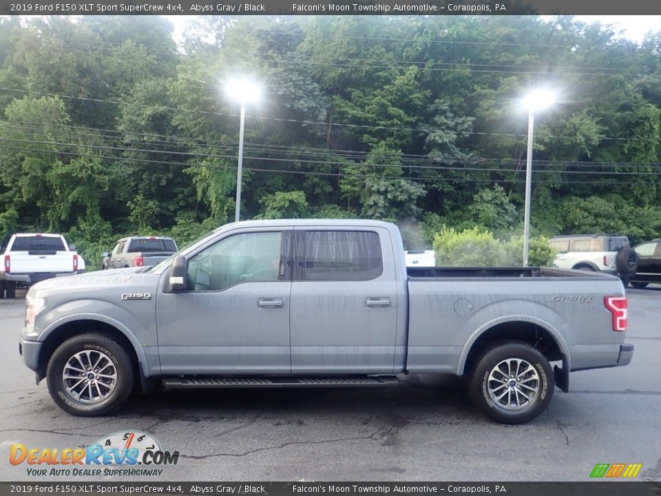 2019 Ford F150 XLT Sport SuperCrew 4x4 Abyss Gray / Black Photo #5