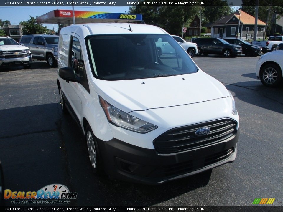 2019 Ford Transit Connect XL Van Frozen White / Palazzo Grey Photo #5