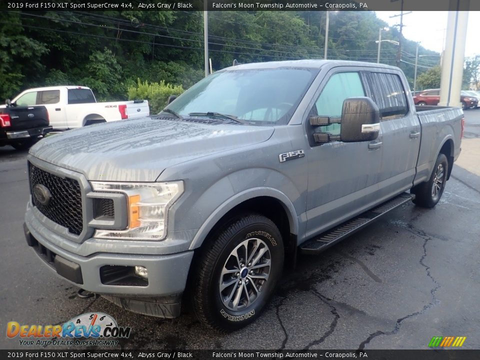 2019 Ford F150 XLT Sport SuperCrew 4x4 Abyss Gray / Black Photo #6