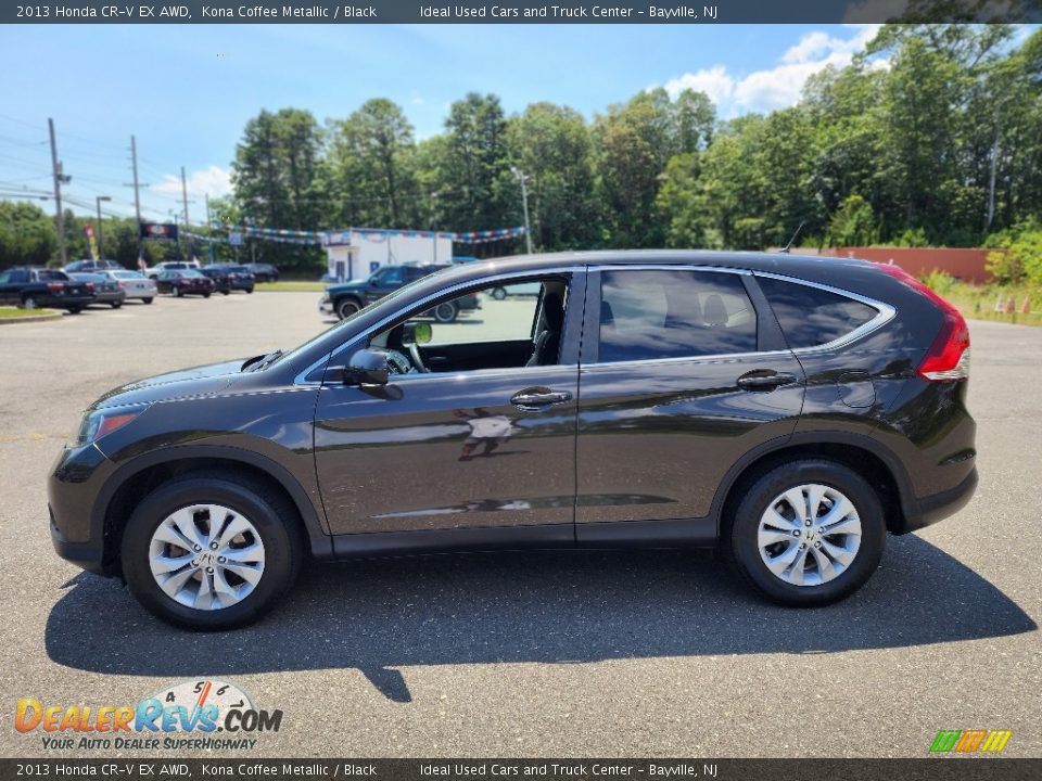 2013 Honda CR-V EX AWD Kona Coffee Metallic / Black Photo #7