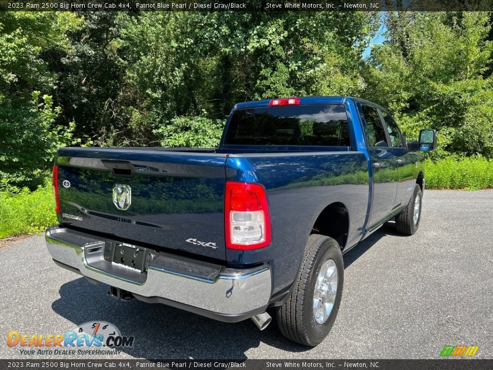 2023 Ram 2500 Big Horn Crew Cab 4x4 Patriot Blue Pearl / Diesel Gray/Black Photo #6