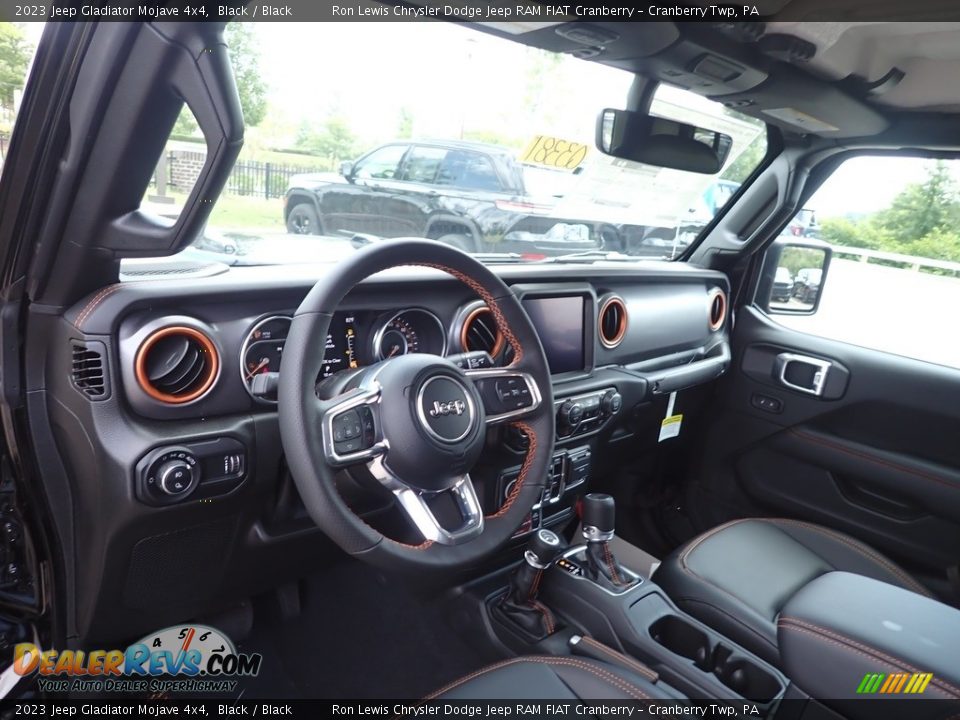 2023 Jeep Gladiator Mojave 4x4 Black / Black Photo #14