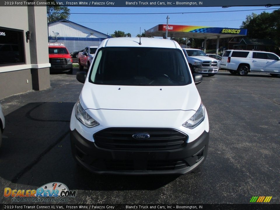 2019 Ford Transit Connect XL Van Frozen White / Palazzo Grey Photo #21