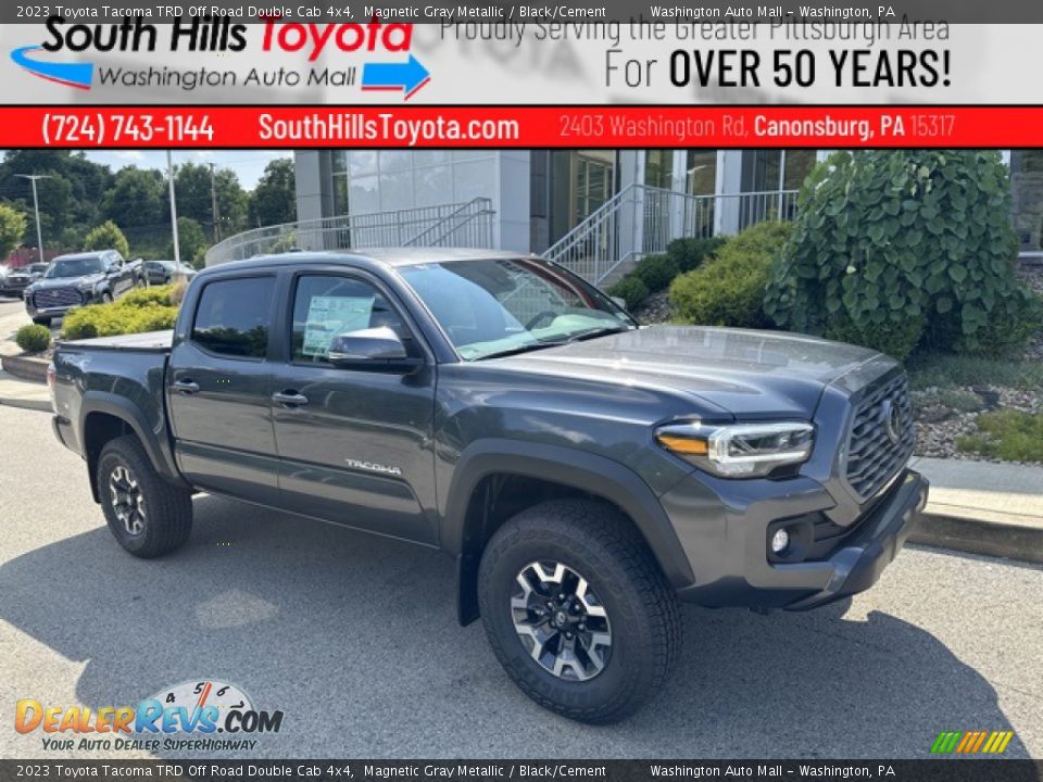 2023 Toyota Tacoma TRD Off Road Double Cab 4x4 Magnetic Gray Metallic / Black/Cement Photo #1