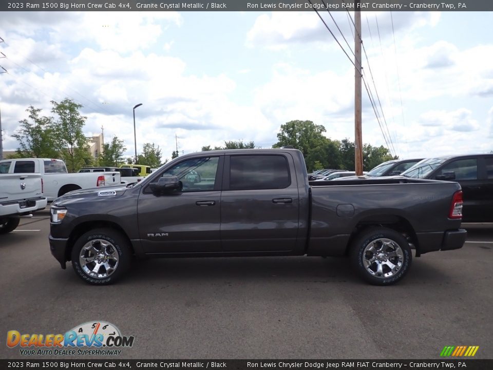 2023 Ram 1500 Big Horn Crew Cab 4x4 Granite Crystal Metallic / Black Photo #2