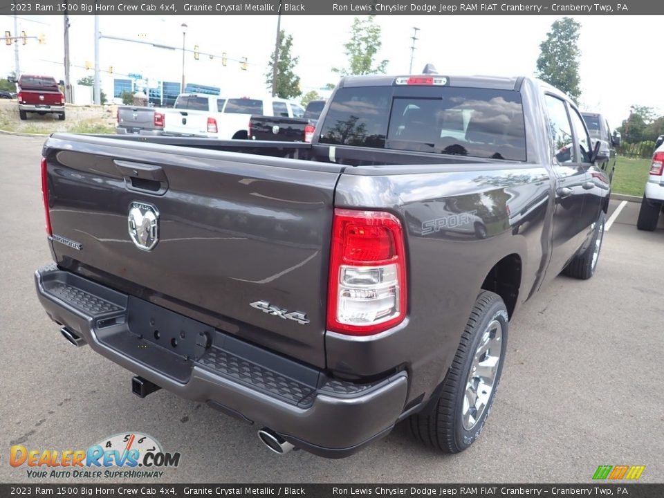 2023 Ram 1500 Big Horn Crew Cab 4x4 Granite Crystal Metallic / Black Photo #5