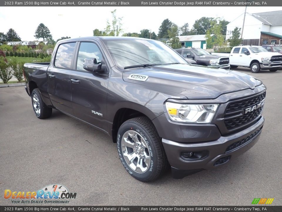 Front 3/4 View of 2023 Ram 1500 Big Horn Crew Cab 4x4 Photo #7