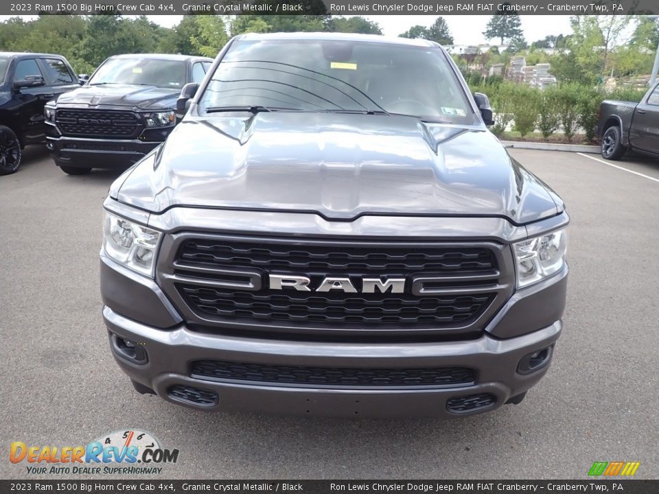 2023 Ram 1500 Big Horn Crew Cab 4x4 Granite Crystal Metallic / Black Photo #8