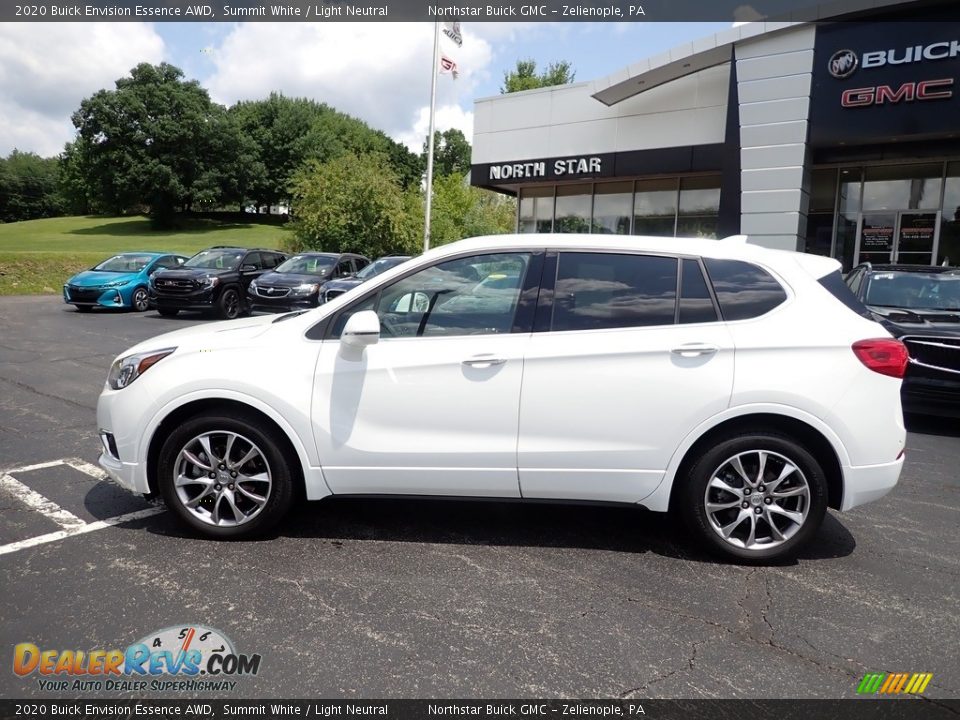 2020 Buick Envision Essence AWD Summit White / Light Neutral Photo #2