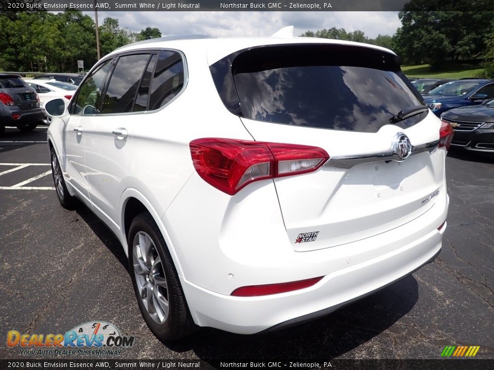 2020 Buick Envision Essence AWD Summit White / Light Neutral Photo #4