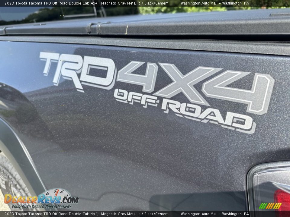2023 Toyota Tacoma TRD Off Road Double Cab 4x4 Magnetic Gray Metallic / Black/Cement Photo #18