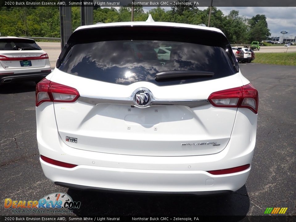 2020 Buick Envision Essence AWD Summit White / Light Neutral Photo #5