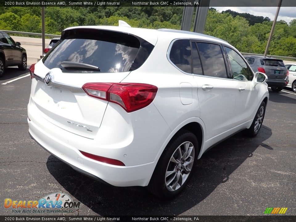 2020 Buick Envision Essence AWD Summit White / Light Neutral Photo #6