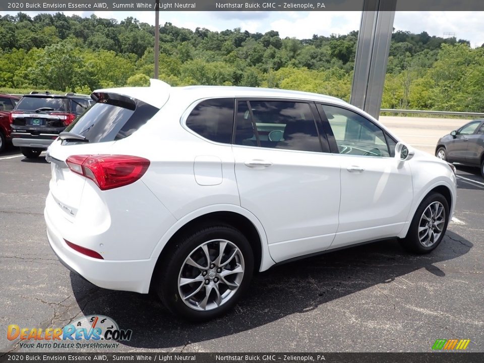 2020 Buick Envision Essence AWD Summit White / Light Neutral Photo #7