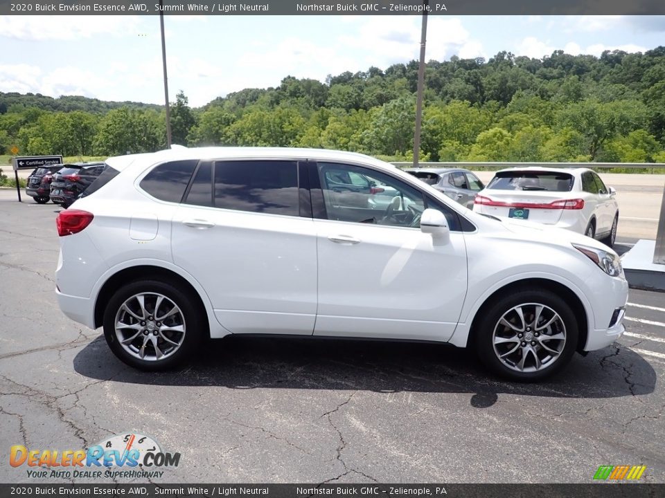 Summit White 2020 Buick Envision Essence AWD Photo #8