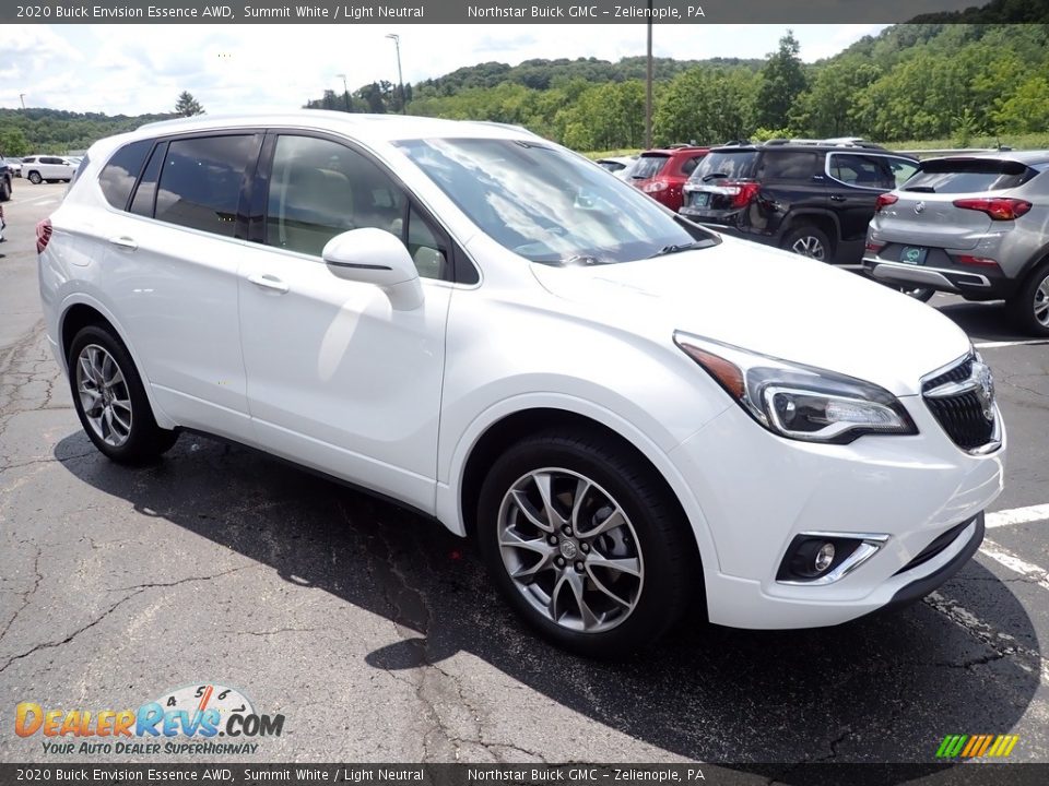 Summit White 2020 Buick Envision Essence AWD Photo #9