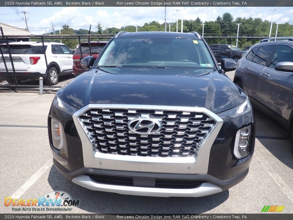 2020 Hyundai Palisade SEL AWD Becketts Black / Black Photo #2