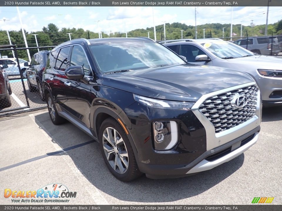 2020 Hyundai Palisade SEL AWD Becketts Black / Black Photo #3